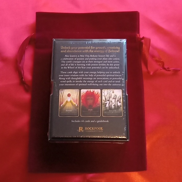 Seasons of the Witch Beltane Oracle card set.Free velvet Tarot Bag - Picture 2 of 2